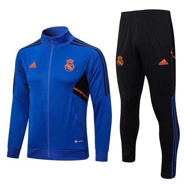 Trainingsanzug Real Madrid 2022-23 Blau Schwarz